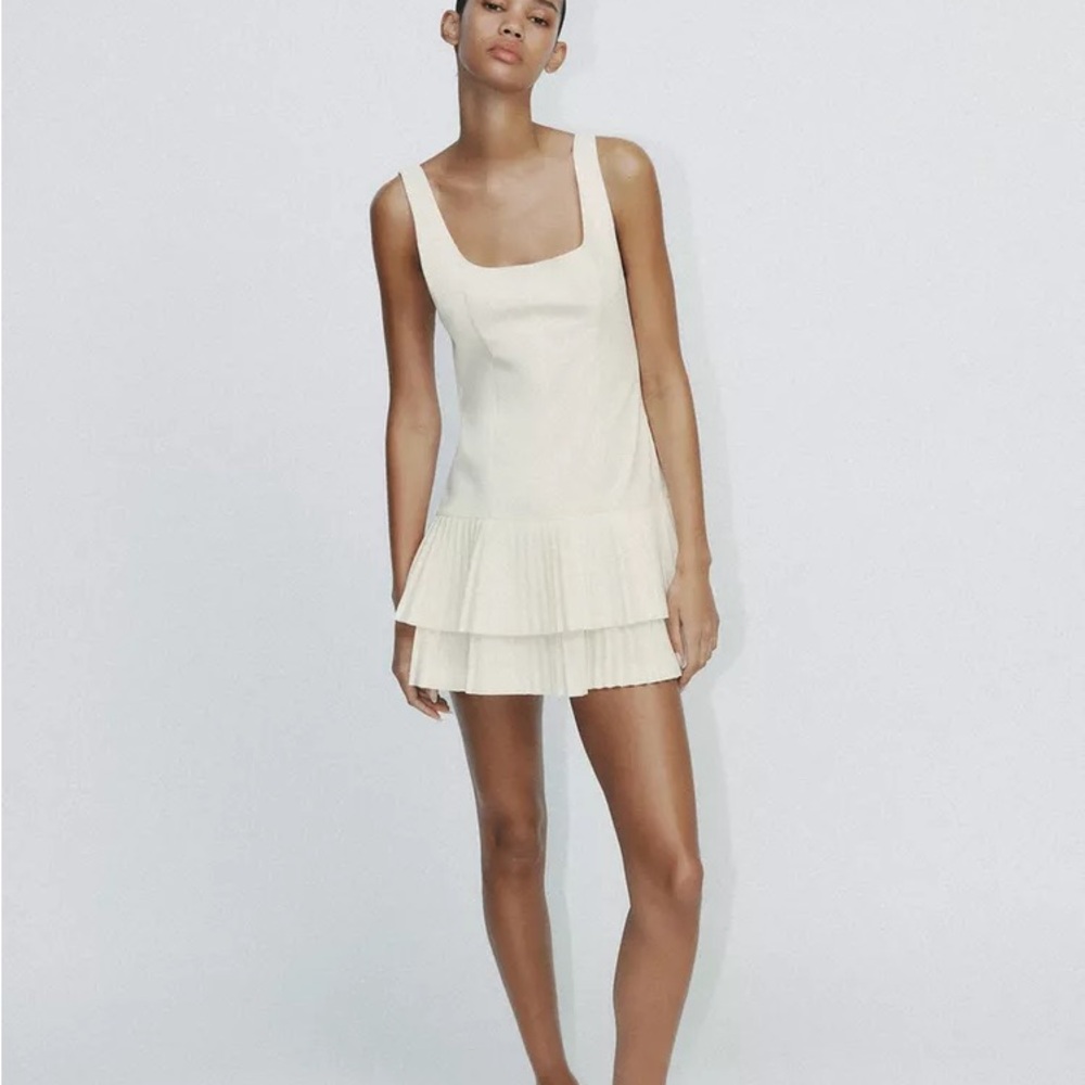 Zara Cream Mini Dress